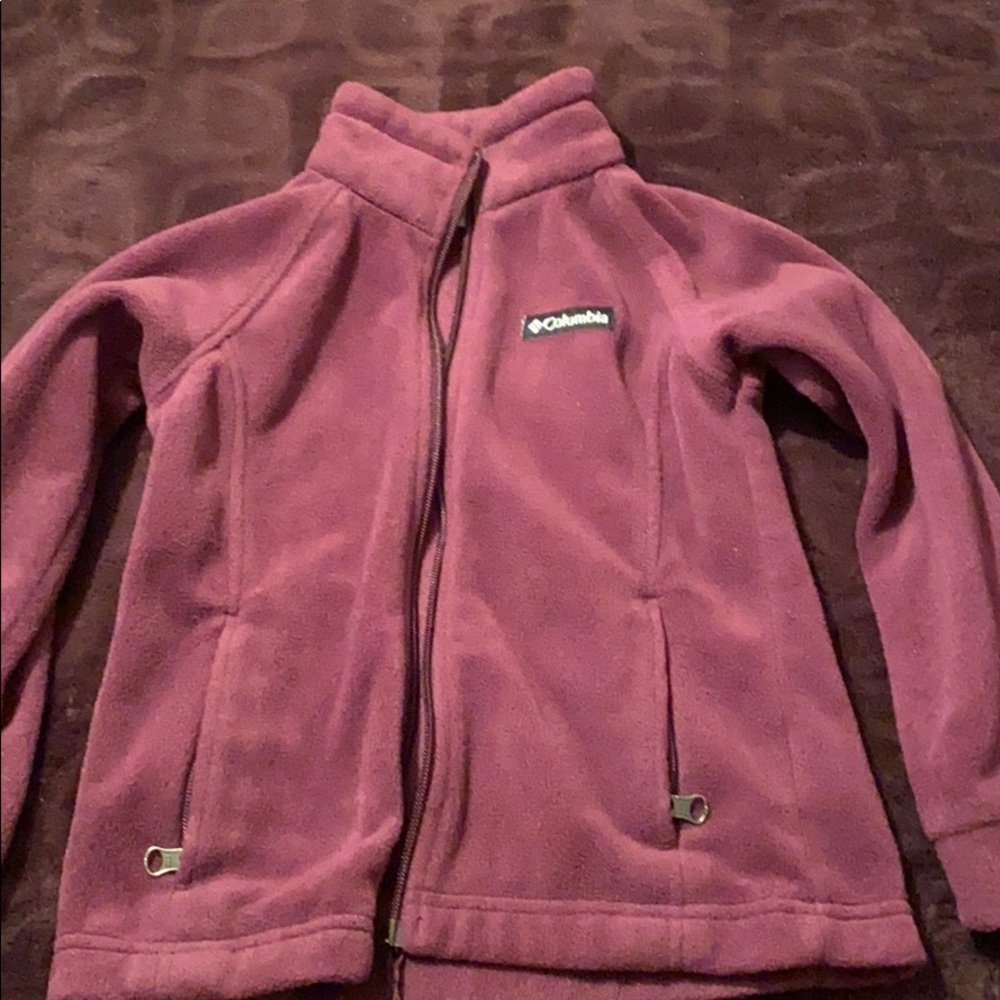 Girls Columbia sweater jacket like new